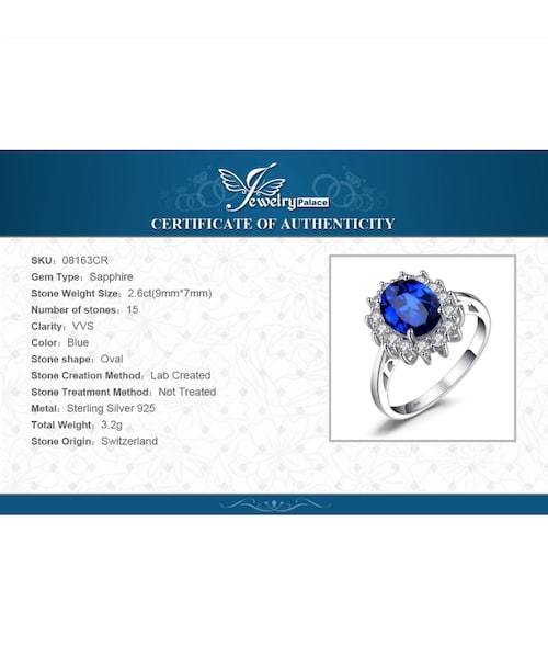 no brand（ノーブランド）の「JewelryPalace ブルーサファイア