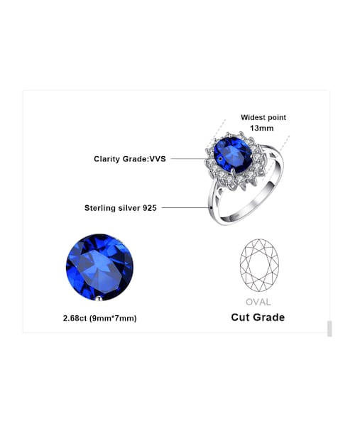 no brand（ノーブランド）の「JewelryPalace ブルーサファイアリング