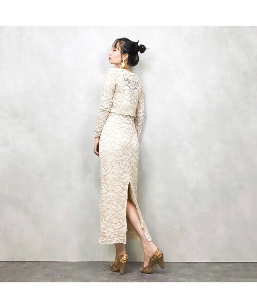 USED（ユーズド）の「MADE IN USA MICHI set up dress-437-KH（ワンピース・レディース・その他）」の2枚目の写真