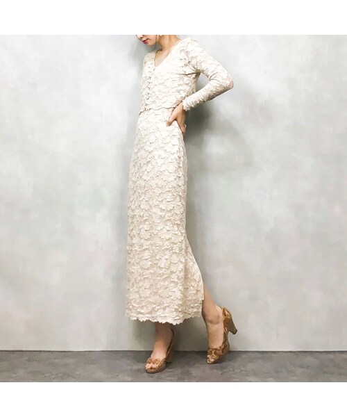 USED（ユーズド）の「MADE IN USA MICHI set up dress-437-KH（ワンピース・レディース・その他）」の3枚目の写真