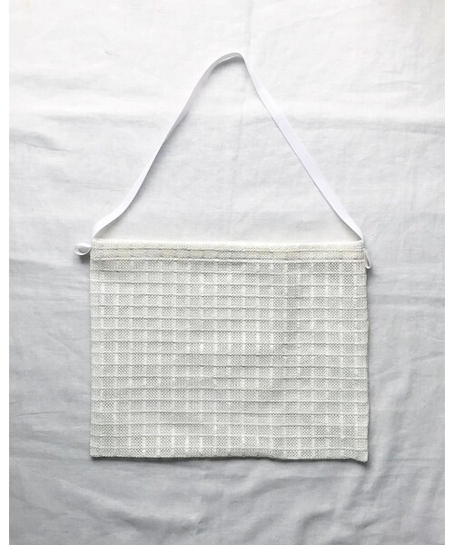 souvenir style_mesh bag_white
