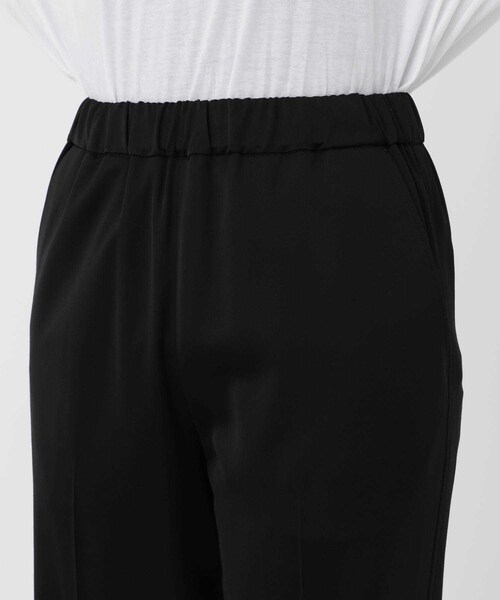 08sircus（ゼロエイトサーカス）の「ウールサテンストレッチイージーパンツ（パンツ・レディース・BLACK・1/MODEL:162cm/kg SIZE:0）」の5枚目の写真