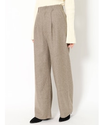 Ungrid | ハイウエストタックストレートパンツ(パンツ)