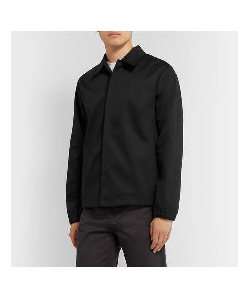 AFFIX（表示禁止）（アフィックス）の「AFFIX Logo-Print Cotton-Blend Twill Jacket（テーラードジャケット・メンズ・Black・M/L）」の3枚目の写真