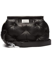 Maison Margiela | Maison Margiela - Glam Slam Quilted Leather Bag - Womens - Black(クラッチバッグ)