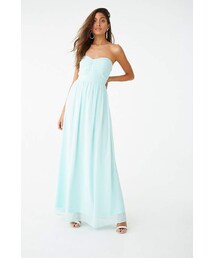 Forever 21 Strapless Chiffon Gown