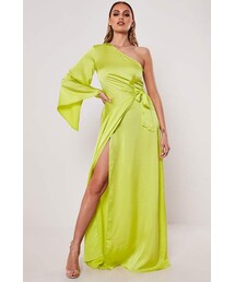 Forever 21 Missguided One-Shoulder Satin Gown