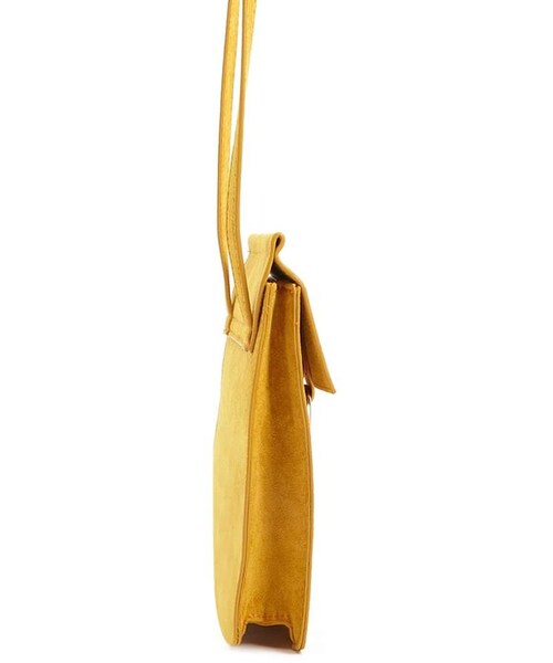 FOREVER 21（フォーエバー トゥエンティーワン）の「Forever 21 Faux Suede O-Ring Crossbody（ショルダーバッグ・レディース・Yellow・One Size）」の5枚目の写真