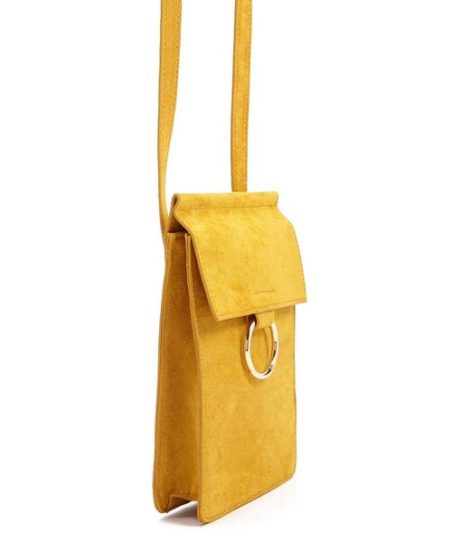 FOREVER 21（フォーエバー トゥエンティーワン）の「Forever 21 Faux Suede O-Ring Crossbody（ショルダーバッグ・レディース・Yellow・One Size）」の3枚目の写真