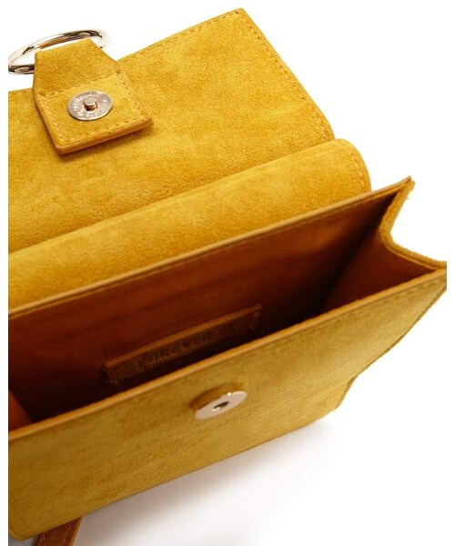 FOREVER 21（フォーエバー トゥエンティーワン）の「Forever 21 Faux Suede O-Ring Crossbody（ショルダーバッグ・レディース・Yellow・One Size）」の4枚目の写真