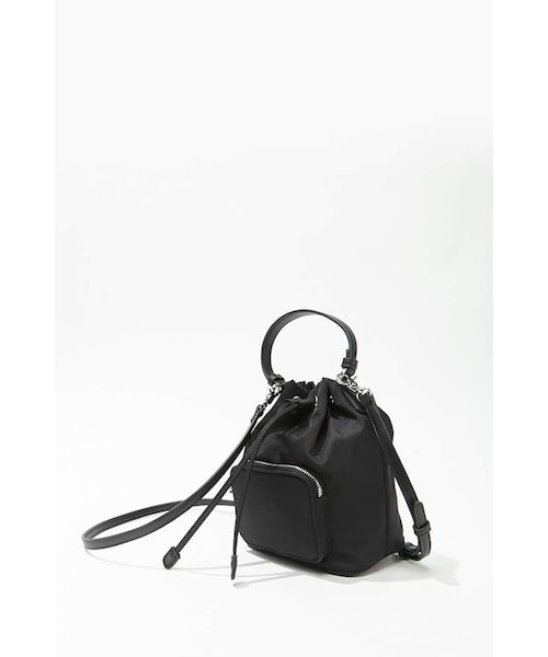 FOREVER 21(フォーエバー トゥエンティーワン)の「Forever 21 Woven Bucket Bag(ショルダーバッグ・レディース・Black/Yellow・One Size)」の6枚目の写真