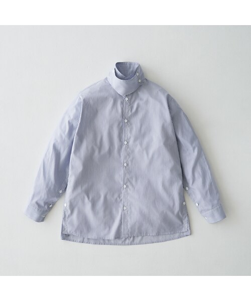 RYO TAKASHIMA（リョウタカシマ）の「Oversize standcollar slit shirt