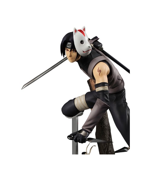 るかっぷ　NARUTO　ナルト　うちはイタチ　暗部ver. 座布団付き イタチ 暗部分隊長 メガハウス るかっぷ NARUTO -ナルト- 疾風伝