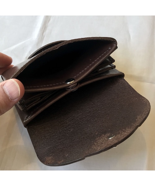 irose（イロセ）の「irose "ric-rac mini wallet" / イロセ"リクラクミニウォレット"（ダークブラウン）（財布・メンズ・その他）」の6枚目の写真