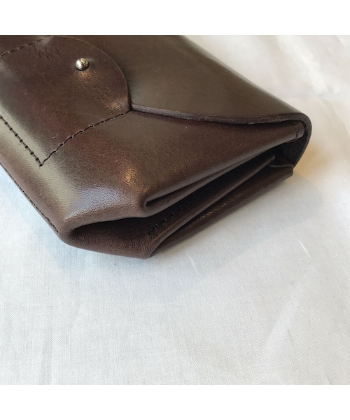 irose（イロセ）の「irose "ric-rac mini wallet" / イロセ"リクラクミニウォレット"（ダークブラウン）（財布・メンズ・その他）」の3枚目の写真