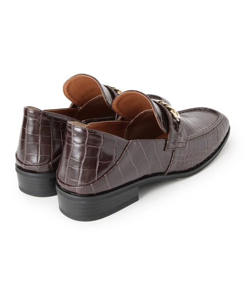 OZOC(オゾック)の「チェーンローファー(シューズ・レディース・ブラック(019)/ブラウン(042)/ブラウン(142)/ベージュ(152)/ブラウン(642)・25(22.5cm)/35(23.5cm)/45(24.5cm)/55(25.5cm))」の8枚目の写真