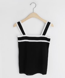 DHOLIC | 配色ニットスリーブレス(タンクトップ)