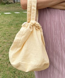 DHOLIC | コットン巾着バッグ(ハンドバッグ)