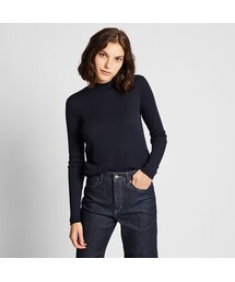 UNIQLO | リブハイネックT（長袖）(Tシャツ/カットソー)
