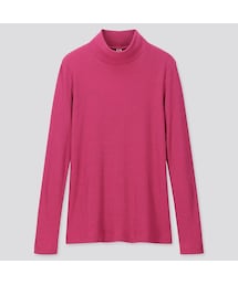 UNIQLO | リブハイネックT（長袖）(Tシャツ/カットソー)