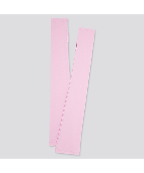 UNIQLO（ユニクロ）の「エアリズムUVカットメッシュアームカバー（ロング）（その他・レディース・NAVY 69/BLACK 09/LIGHT GRAY 02/PINK 10・L/M）」の4枚目の写真