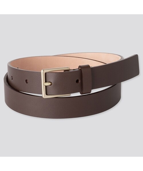 UNIQLO（ユニクロ）の「クリーンベルト（ベルト・レディース・BLACK 09/BROWN 36/DARK BROWN 39・L/M）」の3枚目の写真