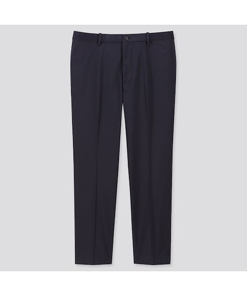 UNIQLO（ユニクロ）の「EZYアンクルパンツ（ウールライク・丈長め76cm）（その他パンツ・メンズ・GRAY 06/NAVY 69/BLACK 09・XS/XXL/L/3XL/XL/4XL/S/M）」の3枚目の写真