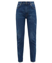 Acne Studios - High Rise Tapered Jeans - Womens - Denim