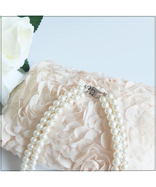 no brand(ノーブランド)の「即日配送 送料無料 パールネックレス フォーマル お呼ばれ 結婚式 披露宴 二次会 謝恩会 発表会 食事会 記念日 emd0122(ネックレス・レディース・その他)」の6枚目の写真