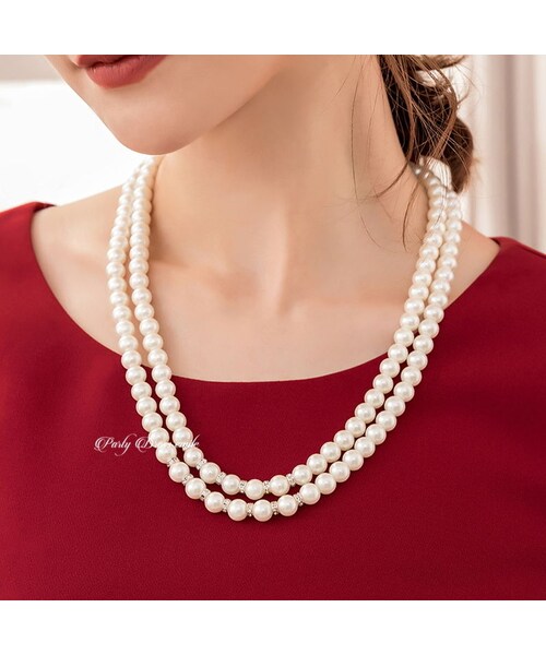 no brand(ノーブランド)の「即日配送 送料無料 パールネックレス フォーマル お呼ばれ 結婚式 披露宴 二次会 謝恩会 発表会 食事会 記念日 emd0122(ネックレス・レディース・その他)」の12枚目の写真
