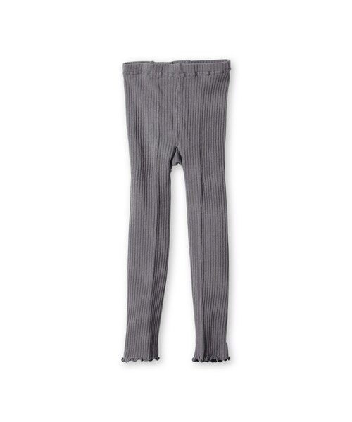 BRANSHES（ブランシェス）の「リブレギンス（レギンス/スパッツ・キッズ・アイボリー/ブラウン/グレー/ブラック・75cm～135cm）」の3枚目の写真