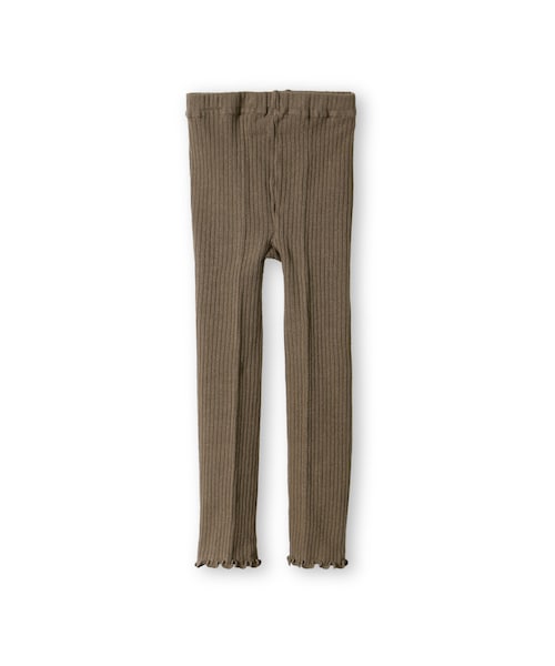 BRANSHES（ブランシェス）の「リブレギンス（レギンス/スパッツ・キッズ・アイボリー/ブラウン/グレー/ブラック・75cm～135cm）」の4枚目の写真