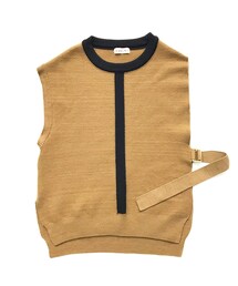 CULLNI | 別注アシンメトリーニットベスト(トップス)