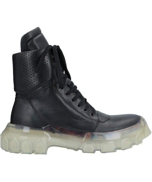 Rick Owens(リックオウエンス)の「RICK OWENS Ankle boots(ブーツ・メンズ・Black・8/7)」の1枚目の写真