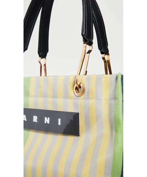 MARNI（マルニ）の「Marni Medium Square Shopping Grip Bag（トートバッグ・レディース・Multi・One Size）」の3枚目の写真