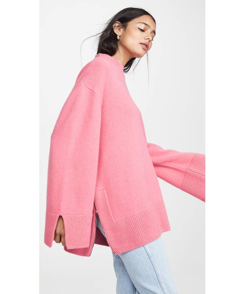 MAISON KITSUNÉ ピンク ニットセーター ニット ピンク系 M MAISON  