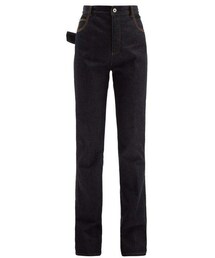 BOTTEGA VENETA | Bottega Veneta - High Rise Flared Jeans - Womens - Dark Blue(デニムパンツ)