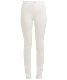 Gucci - Slim Fit High Rise Jeans - Womens - White