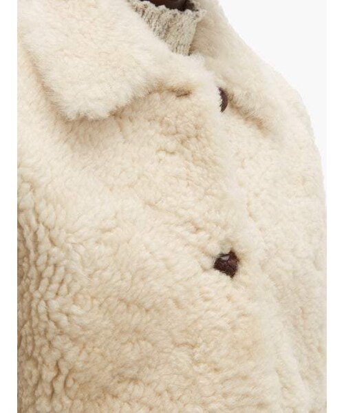 ISABEL MARANT（イザベルマラン）の「Isabel Marant - Sarvey Shearling Jacket - Womens - Ivory（ジャケット/アウター・レディース・White・34 Fr/36 Fr/38 Fr/40 Fr/42 Fr）」の2枚目の写真