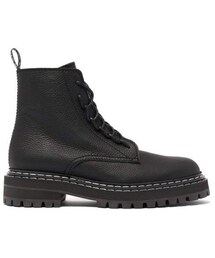 PROENZA SCHOULER | Proenza Schouler - Lace Up Leather Ankle Boots - Womens - Black(ブーツ)