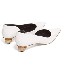 LOEWE（ロエベ）の「Loewe - Walnut Heel Leather Pumps