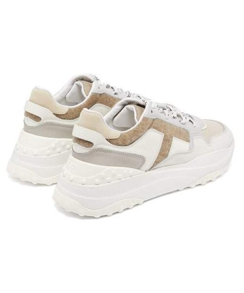 TOD’S（トッズ）の「Tod's - Pebbled Leather And Felt Trainers - Womens - White Multi（スニーカー・レディース・White・34 Eu/it/34.5 Eu/it/35 Eu/it/35.5 Eu/it/36 Eu/it/36.5 Eu/it/37 Eu/it/37.5 Eu/it/38 Eu/it/38.5 Eu/it/39 Eu/it/39.5 Eu/it/40 Eu/it/40.5 Eu/it/41 Eu/it/41.5 Eu/it/42 Eu/it）」の4枚目の写真