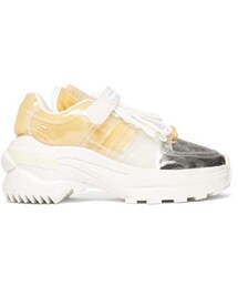 Maison Margiela | Maison Margiela - Retro Fit Exposed Foam Pvc Trainers - Womens - White Black(スニーカー)