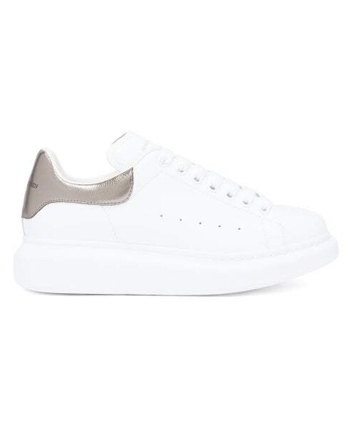 alexander mcqueen trainers silver back