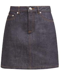 A.P.C. | A.P.C. A.p.c. - Jupe Standard Raw Denim Mini Skirt - Womens - Indigo(スカート)