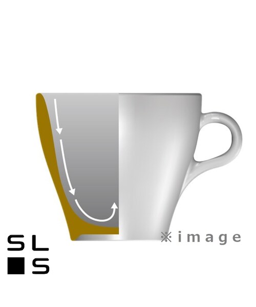 no brand(ノーブランド)の「ORIGAMI オリガミ ピノアロマカップ マットピンク Φ75/W105/H73mm 200cc コーヒーマグ マグカップ アロマが愉しめる 日本製(食器・その他)」の3枚目の写真