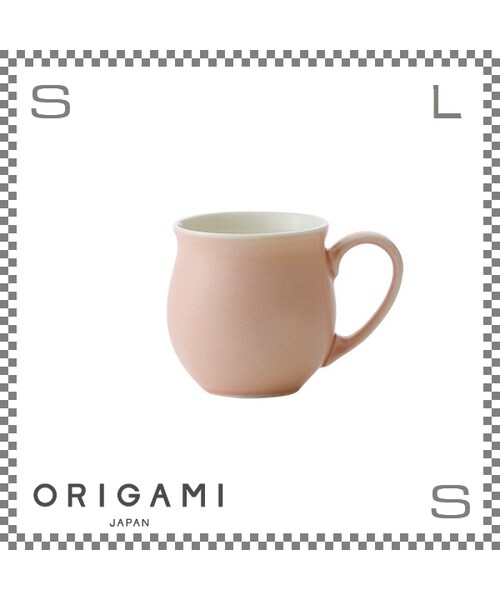 no brand(ノーブランド)の「ORIGAMI オリガミ ピノアロマカップ マットピンク Φ75/W105/H73mm 200cc コーヒーマグ マグカップ アロマが愉しめる 日本製(食器・その他)」の1枚目の写真