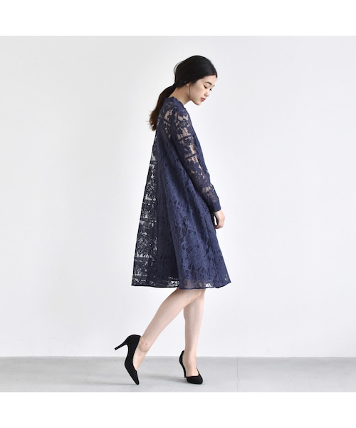 kaene（カエン）の「100472 / 総レースAラインワンピース（ワンピース