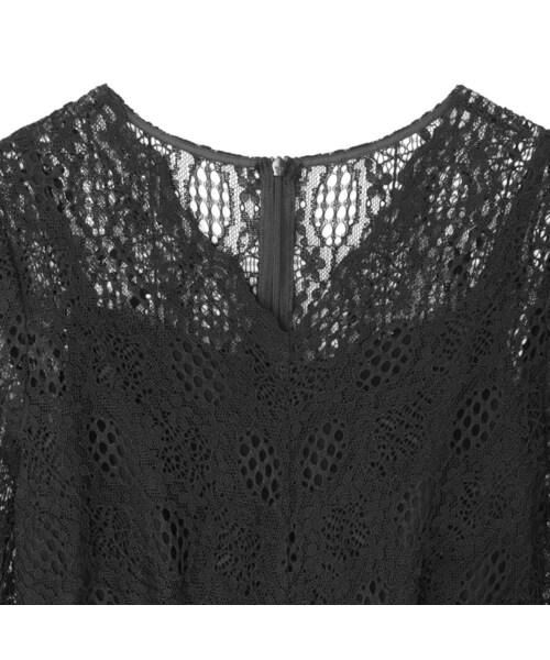 kaene(カエン)の「【OUTLET SALE】100478 / フレアースリーブレースコンビワンピース(ワンピース・レディース・その他)」の14枚目の写真