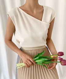 DHOLIC | アシメショルダースリーブレス(タンクトップ)